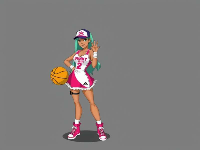Diverse roster of characters in Dunkin Diva Champion Dunkin Diva Champion Character Roster